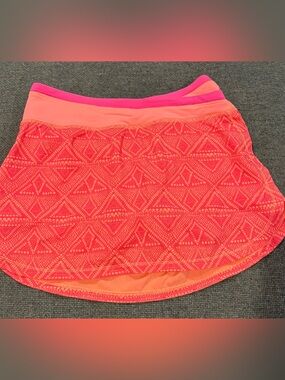 Ivivva girl’s Pink Coral Active Skort - Lightweight Athletic Skirt